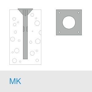 Фундамент МК 640(540)+М30×1000/10